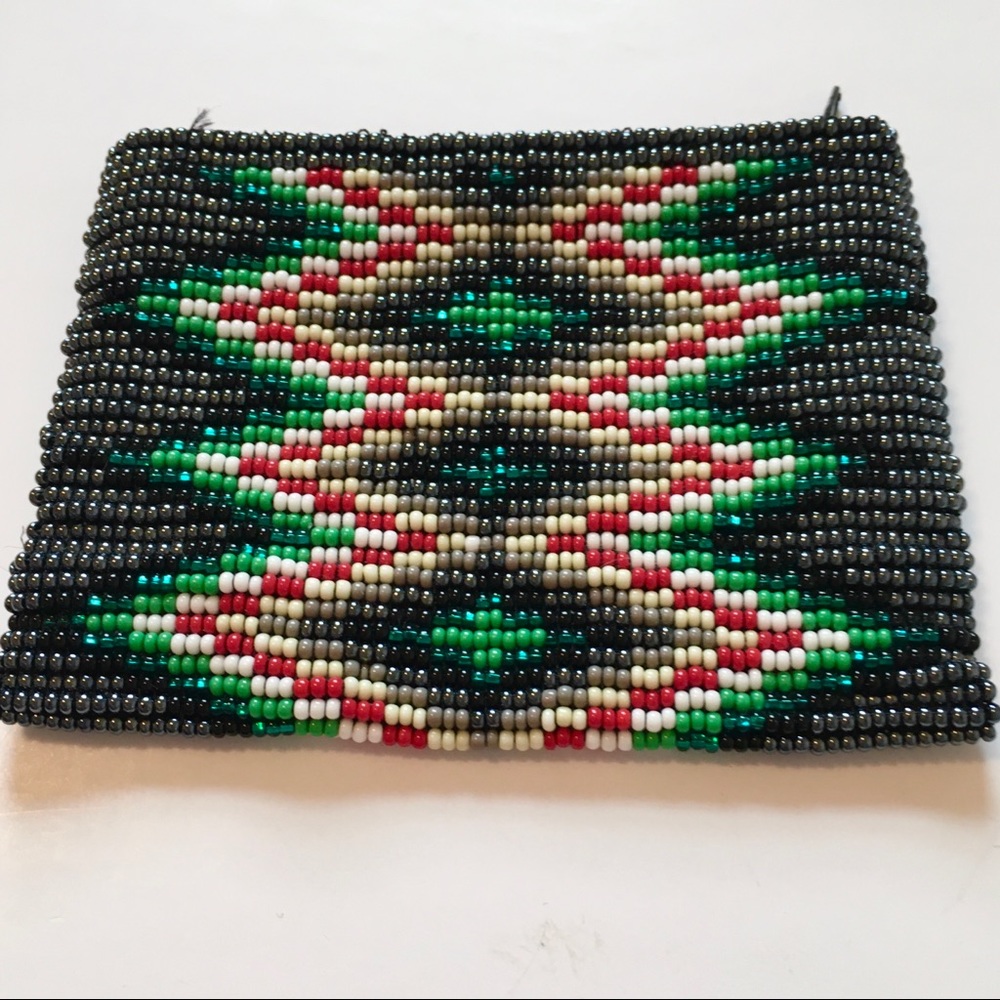 Native American beaded coin purse
